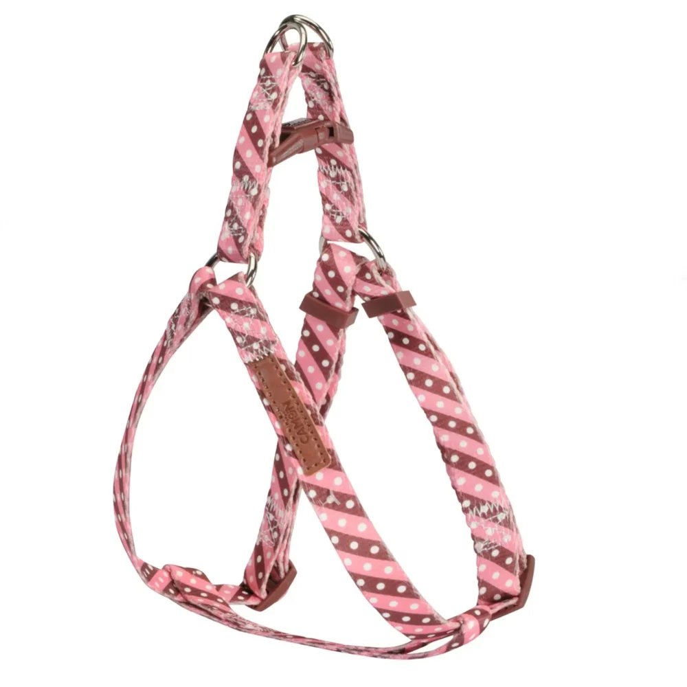 Harnais réglable One Touch « Twill Dog Pink » pour chien CM