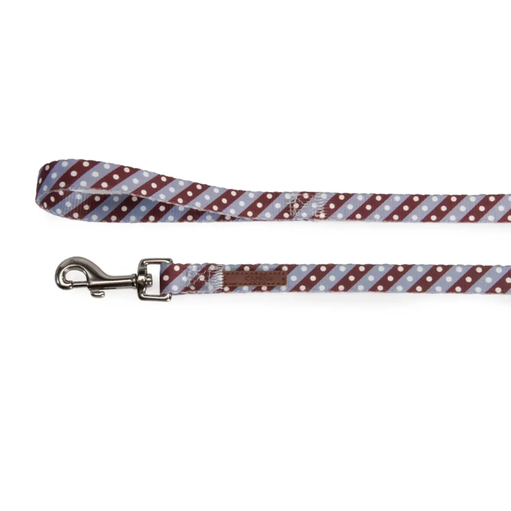 Laisse "Twill Dot Purple" pour chien CM