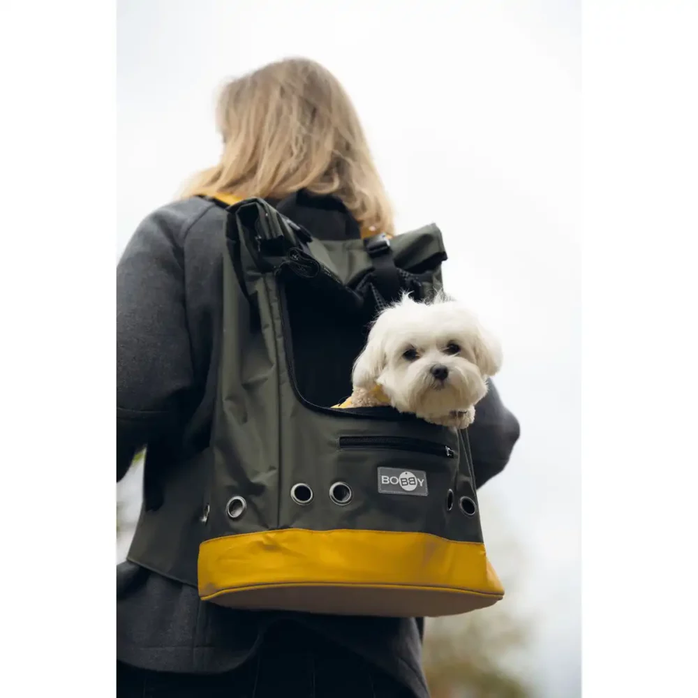 Sac à dos ENVELOPPE bleu pour chien BB