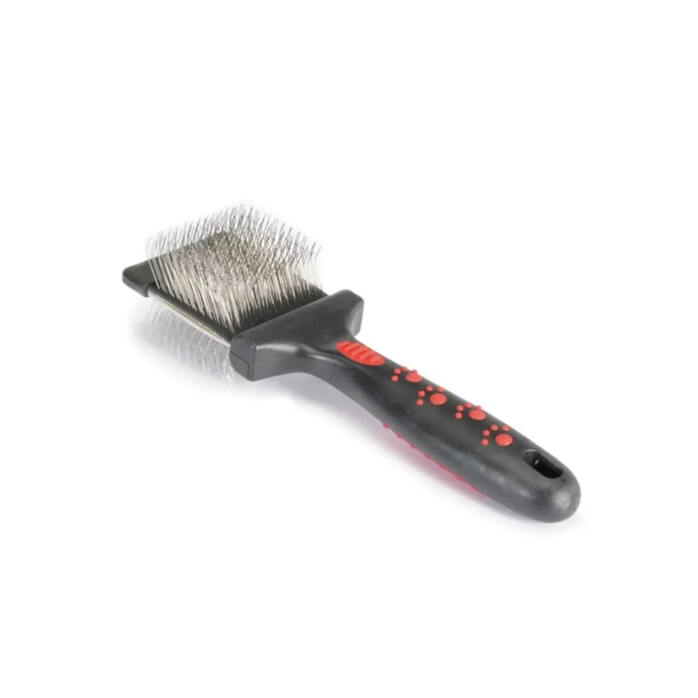 Brosse double professionnelle pour chien CM
