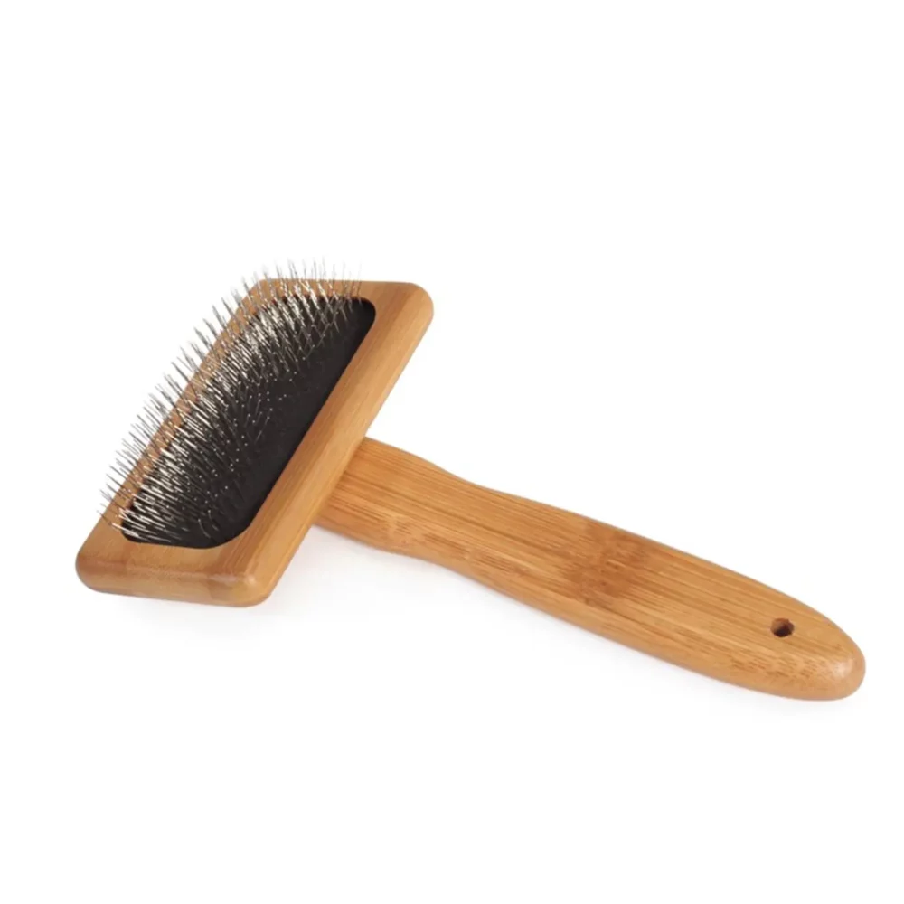 Brosse en bambou pour chien CM