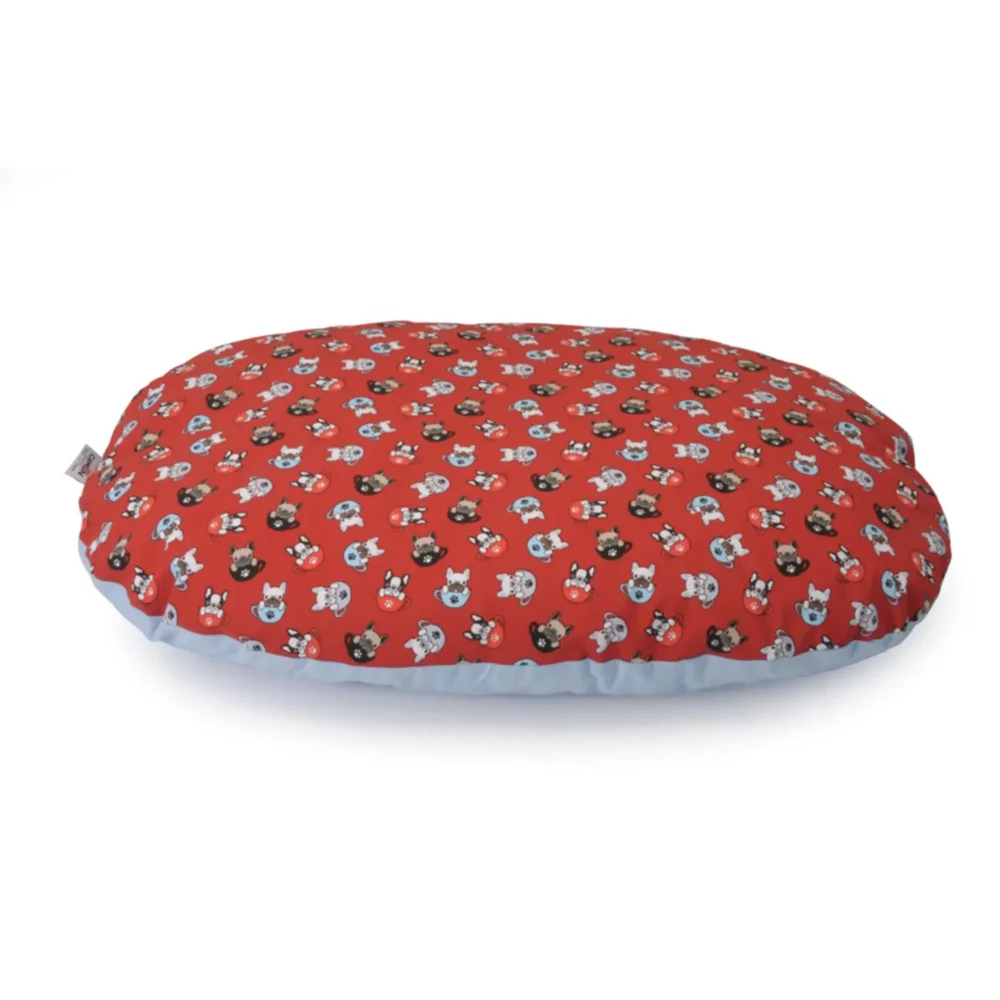 Coussin ovale « Crazy Dog » pour pour chien CM