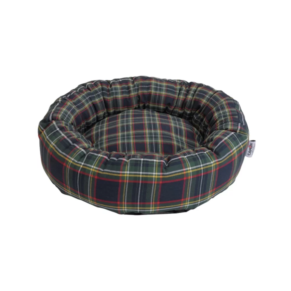 Donut écossais bleu pour chien CM