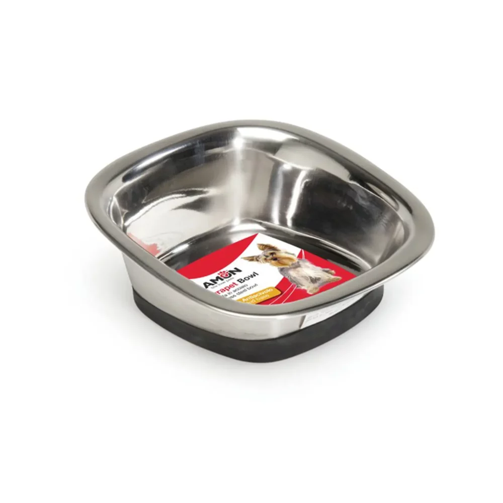 Gamelle carré "Durapet" pour chiens CM