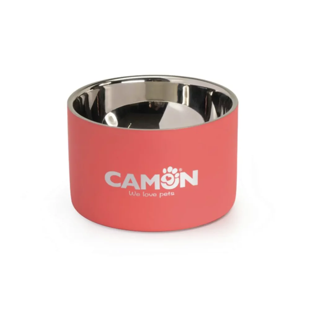 Gamelle en acier à double paroi pour chiens CM