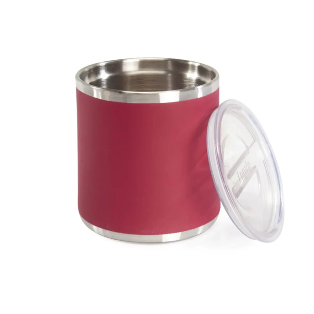 Pot en acier inoxydable avec couvercle pour chiens CM
