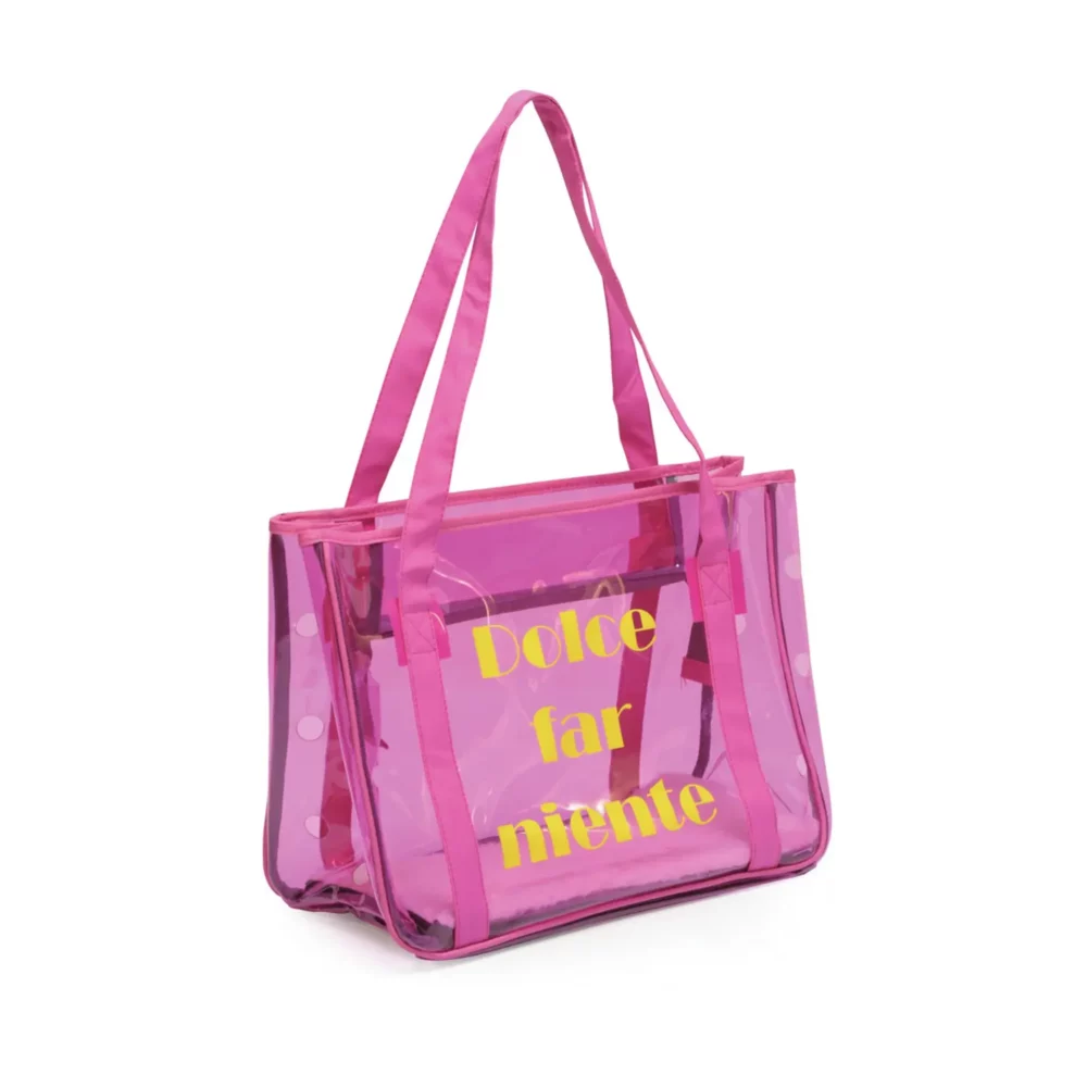 Sac de transport en PVC transparent pour chien CM