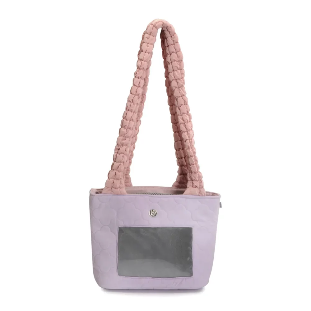 Sac de transport lilas pour chien CM