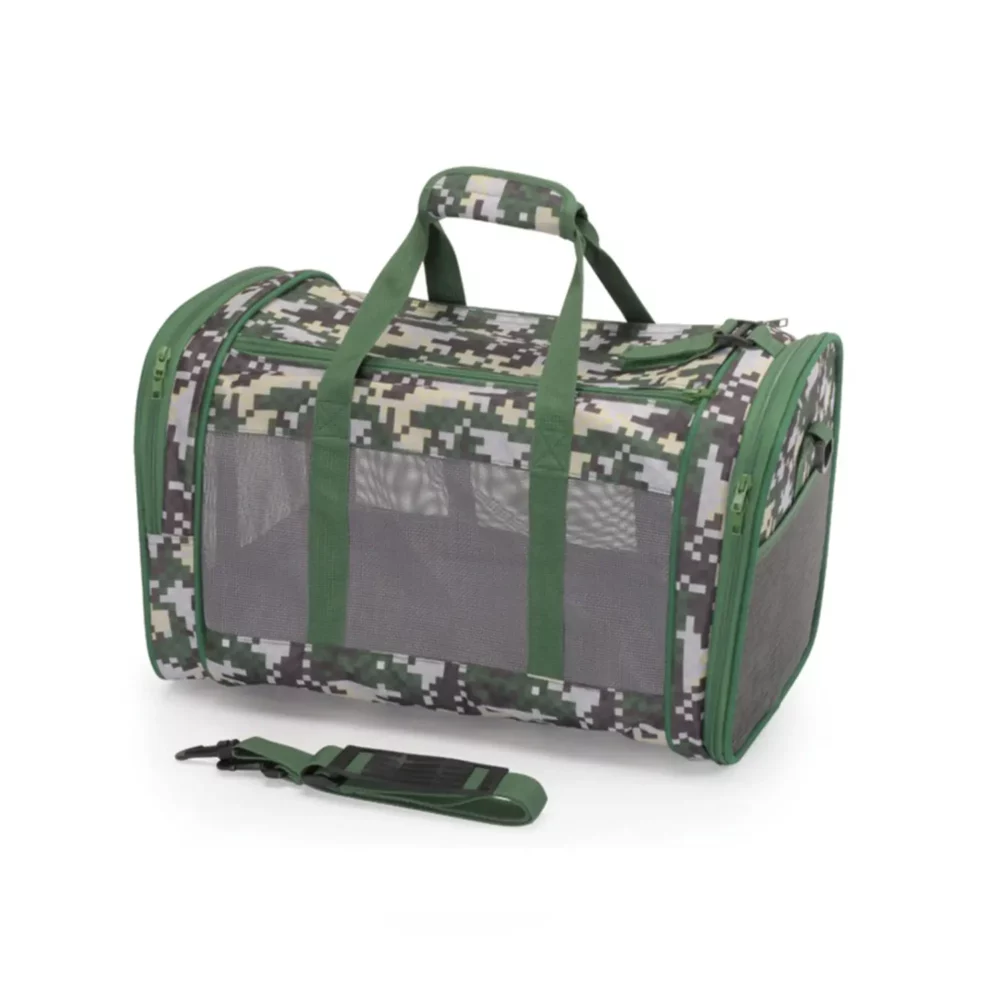 Sac transporter camouflage "PIXEL" pour chien CM
